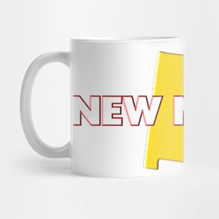 New Mexico Colored State Mug